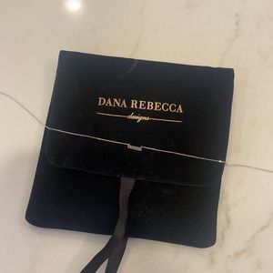 Dana Rebecca Black Diamond Bar Necklace